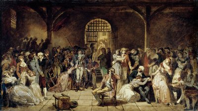 The Call for the Last Victims of the Terror, 7-9 Thermidor, Year 2 (25-27 July 1794) c.1850 by Charles Louis Lucien Muller